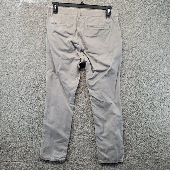 Bonobos Chino Pants Slim Tailored Mens Size 33x30 Light Gray Cotton Pockets - Picture 6 of 11
